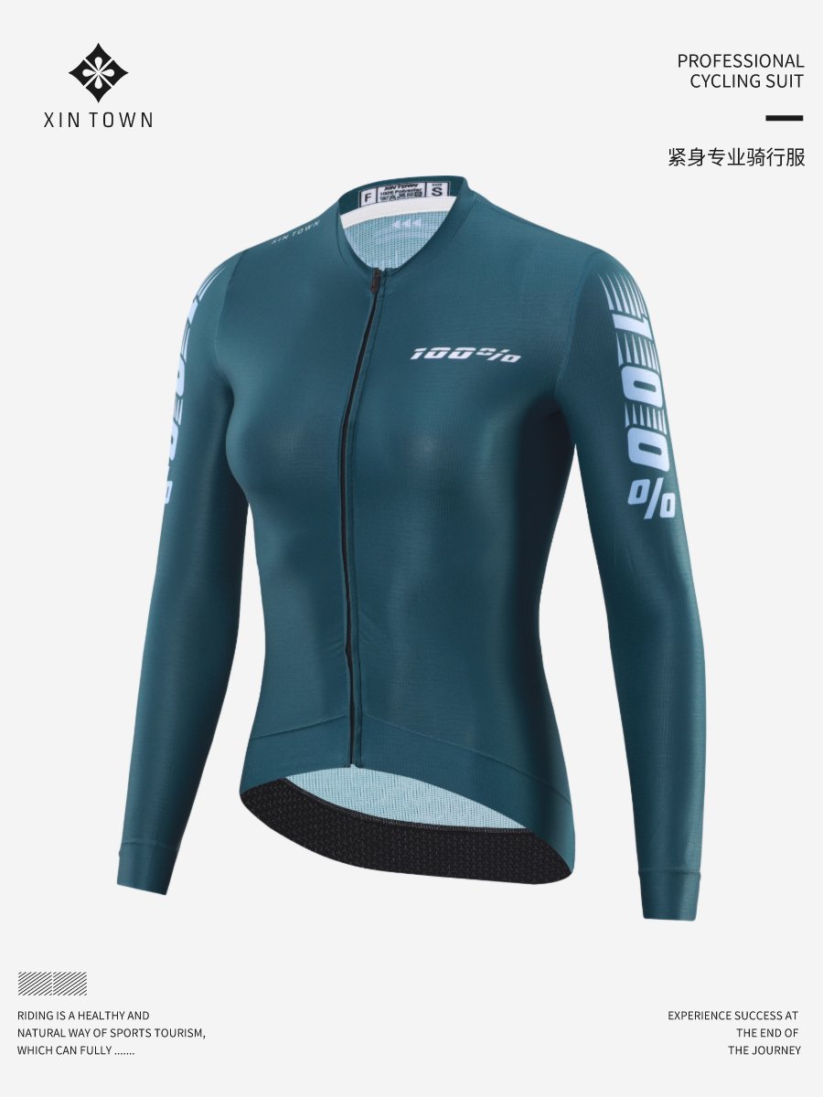 XINTOWN Gear Long Top High Elastic Breathable Moisture Wicking Road Bicycle Spring and Autumn Summer for Men and Women