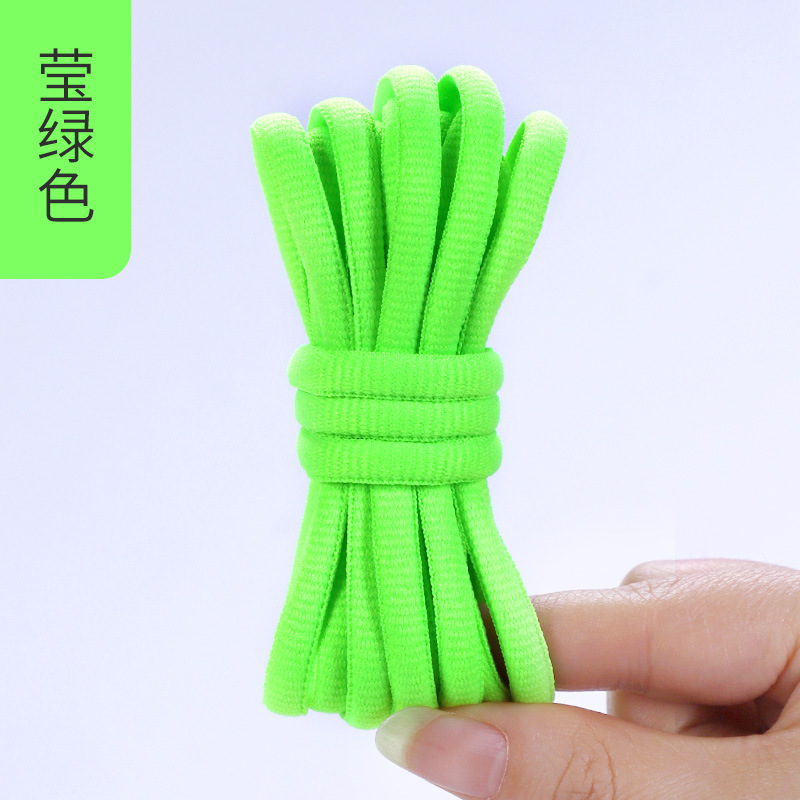 Picture of Wild elephant wholesale semicircle shoelace basketball shoes sneaker casual shoes shoelace black and white blue color oval shoelace rope