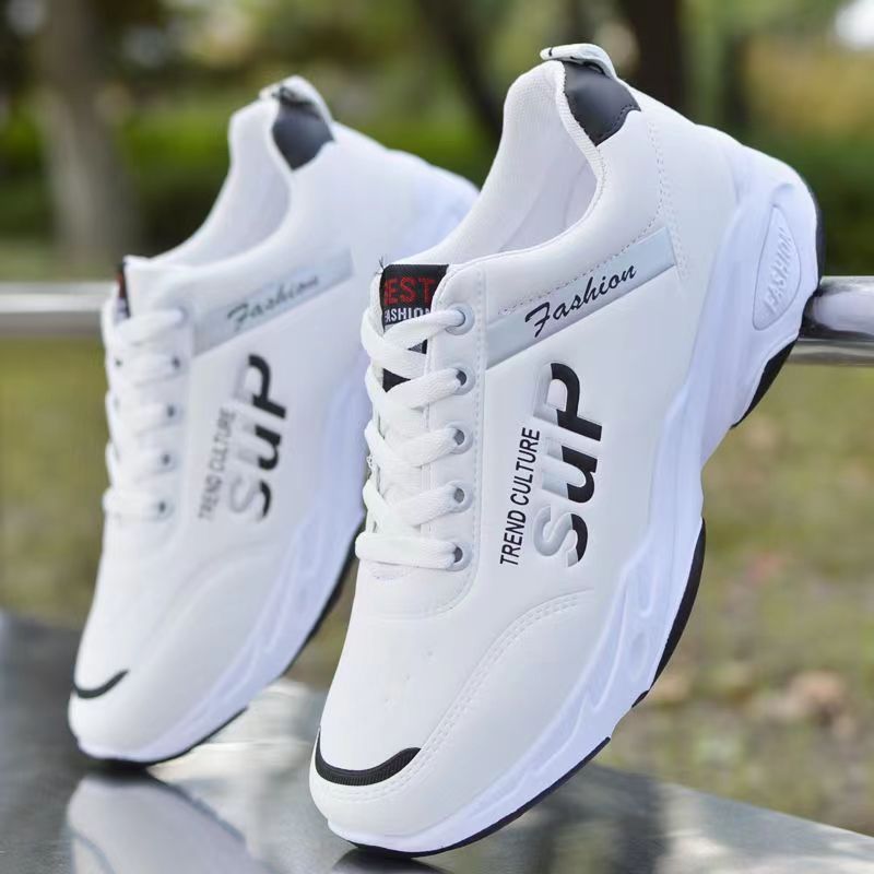 Spring and summer men's shoes leather mesh sports leisure running shoes men's fast hand a generation of foreign trade cross-border