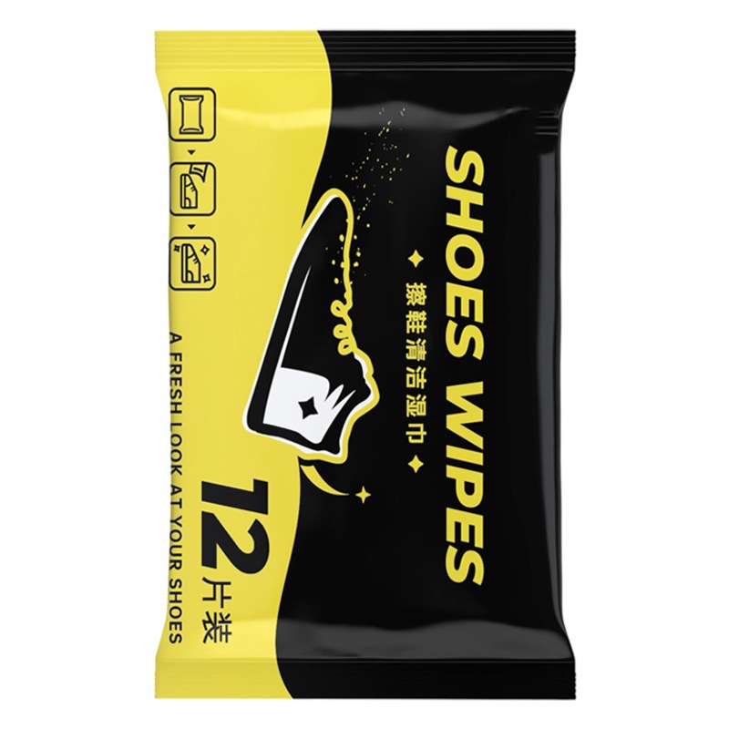 Picture of Shoe polishing wipes white shoes shoe washing brush shoes disposable sneakers decontamination sneaker cleaning agent cleaner factory straight hair