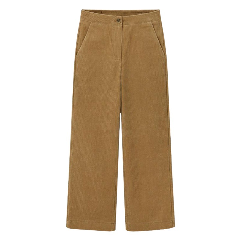 Picture of Fall/Winter wide leg pants women's loose straight pants 200kg large size wide leg wash corduroy women's fat mm casual pants