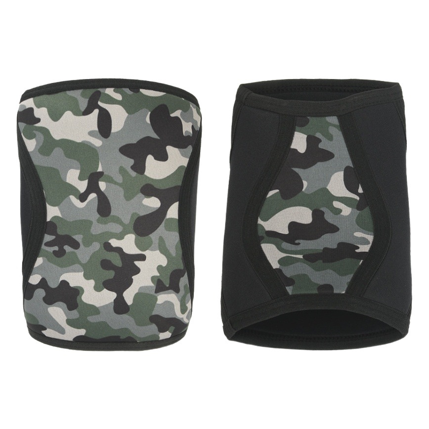 7mm Diving Material Camouflage Pressurized Knee Protection Weightlifting Knee Pad Diving Material SCR Fitness Squat Fitness Knee Pad