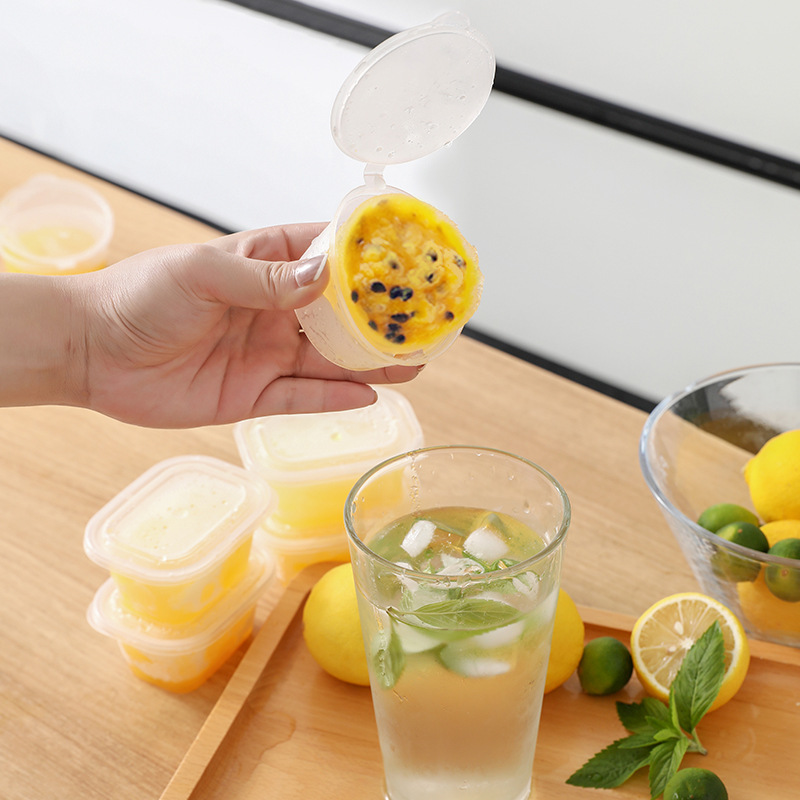 Picture of Disposable passion fruit sub-packaging box dip box seasoning box lemon freezer box take-out commercial scallion and ginger small sub-packaging box