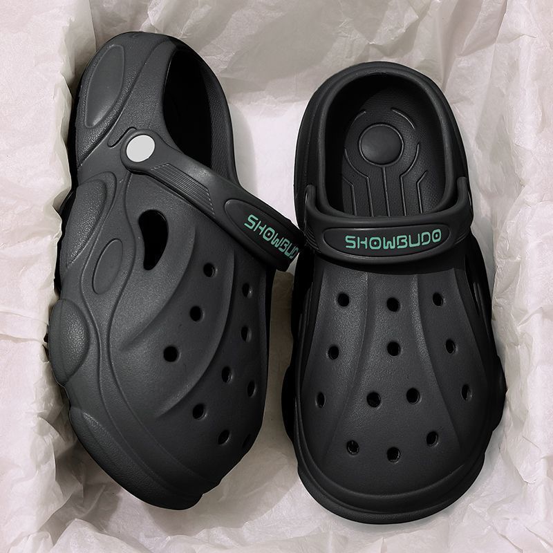 Slippers Men's Summer Outer Wear Anti-slip Soft Bottom Men's Thick Bottom Sports Outdoor Dual-use Driving Sandals