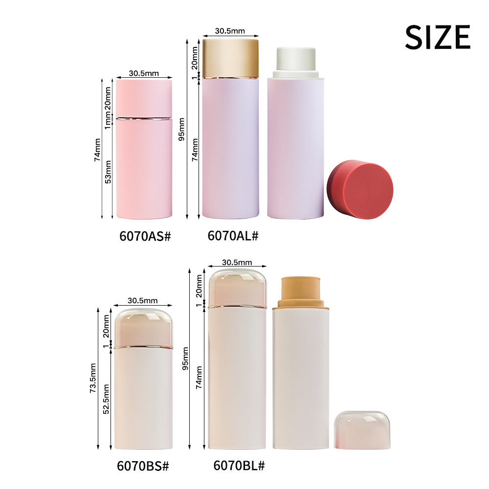 Jinze Order Round Buckle Vermicelli Tube Contouring Stick 8g Plastic Packaging Material
