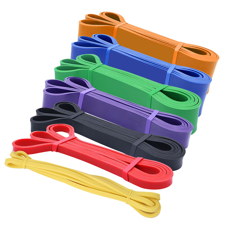 Picture of Latex TPE resistance band fitness elastic ring squat hip pull-up training yoga fitness pull-up ring