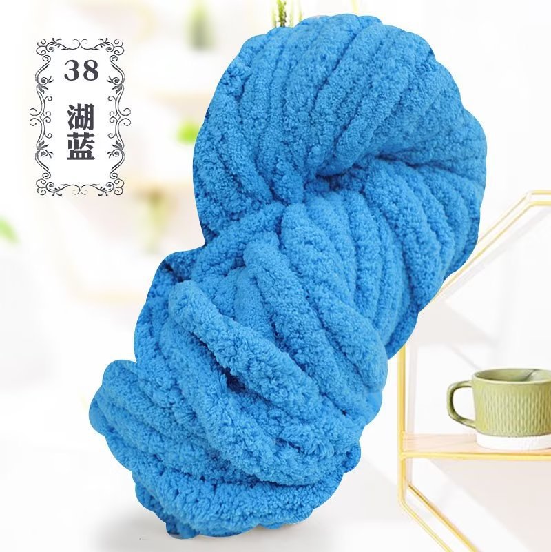 Picture of Extra Thick Ice Stick Cat Tail Thread Wholesale Sausage Wool Handmade DIY Cushion Blanket Cat Nest Big Tree Sweater Decoration