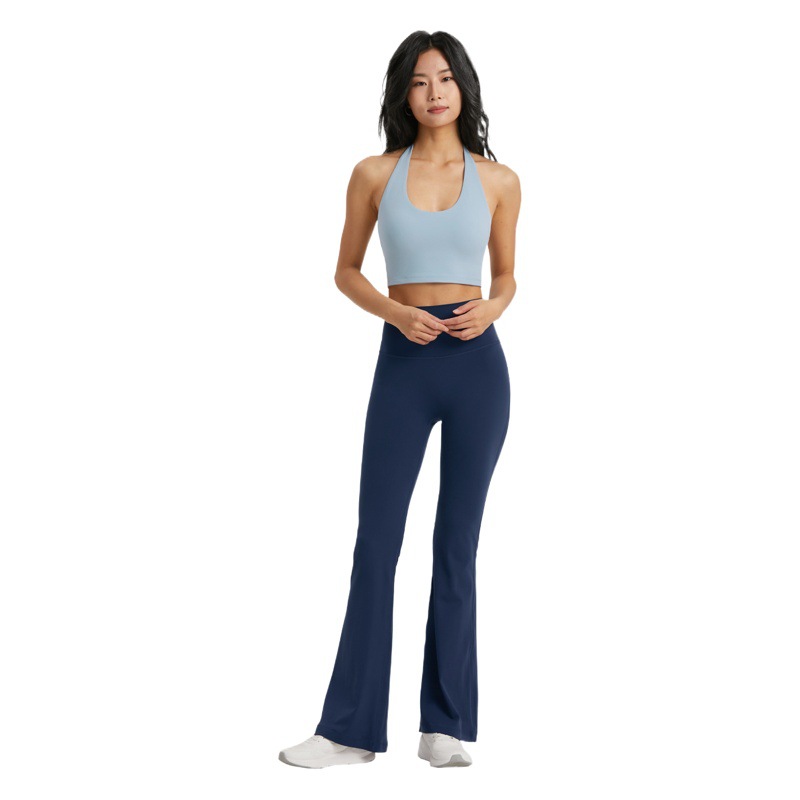 Picture of NUF Lycra Naked Yoga Flared Pants Women's High Waist Hip Lifting Yoga Clothing Fitness Non-T Micro Yoga Pants