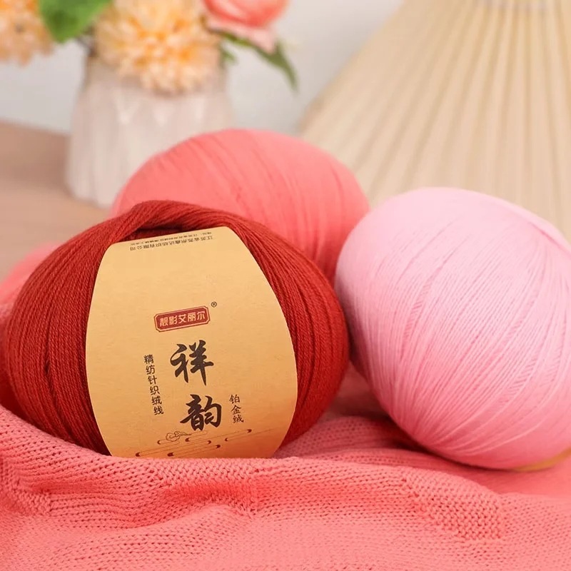New Wool Lace Wool Fine Wool Cashmere Hand Wiring Mohair Soft Skin Friendly Fine Wool Wool Ball