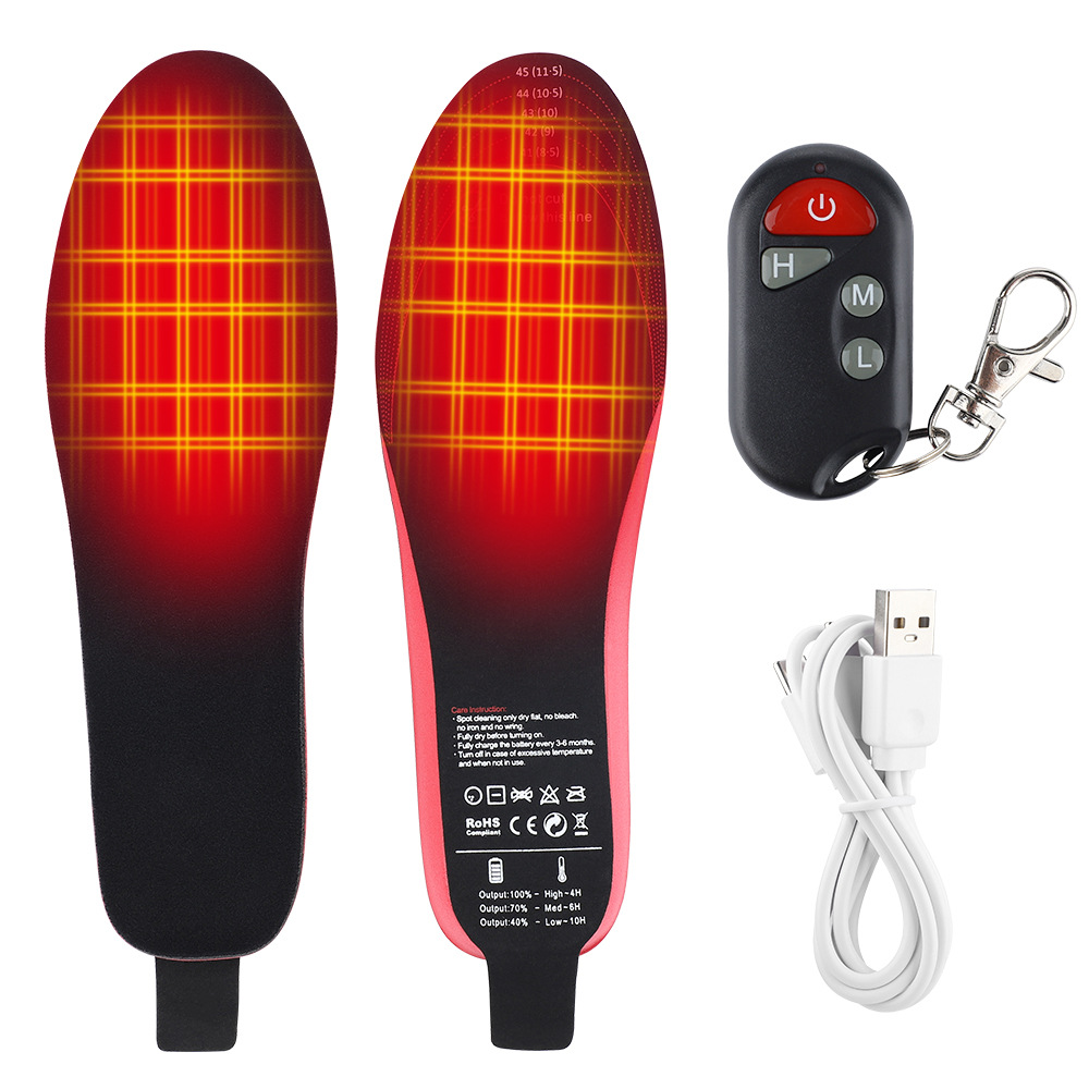 Picture of Cross-Border 3-Level Electric Heated Insoles, USB Rechargeable, Heating for Winter Skiing, Foot Warmers for Men and Women, Hot-Selling, Can Be Heated