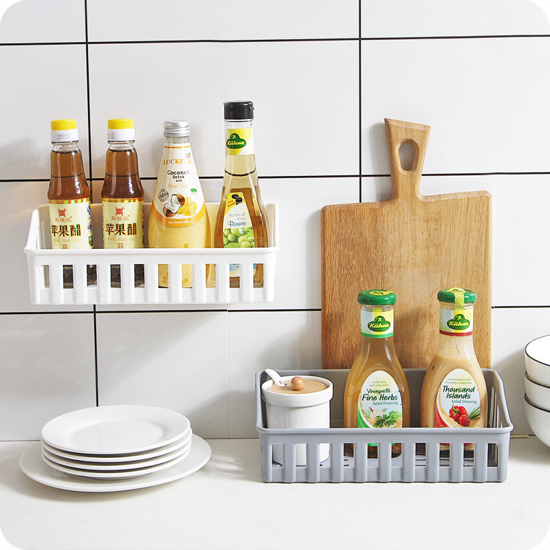 Picture of Bathroom Storage Rack Bathroom Shelf Wall-Mounted Punch-Free Storage Rack Toilet Toilet Wall Tripod