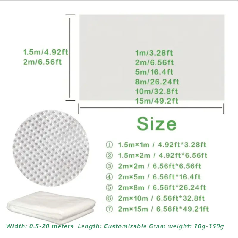 Picture of Factory-direct supply for plants and vegetables, insulation coverage, frost-proof ultra-wide splicing, agricultural PP non-woven fabric for moisture retention