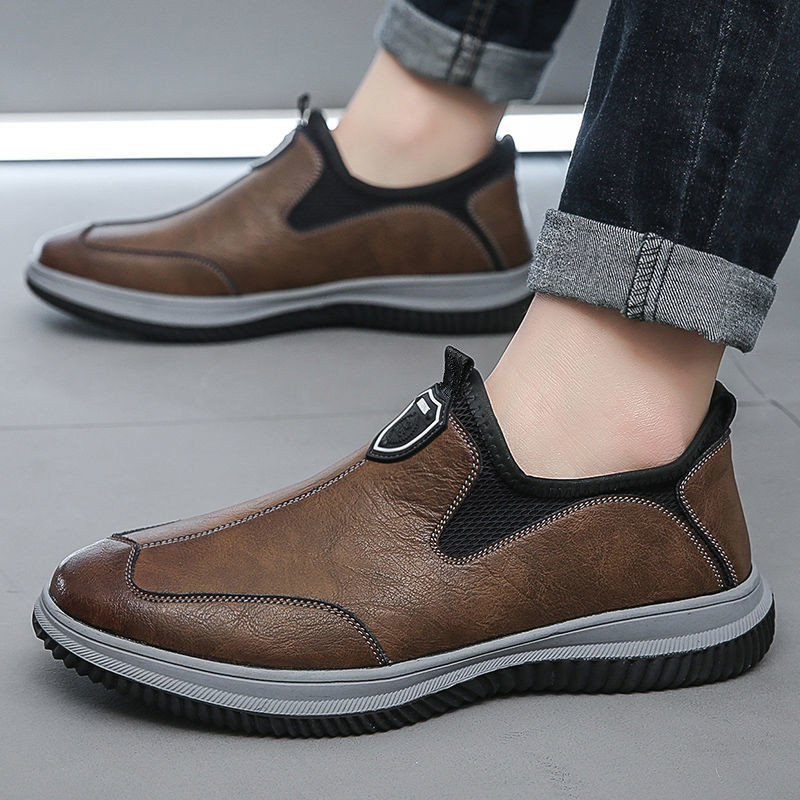 New men's shoes spring and autumn men's casual sneaker thick-soled fashion breathable work shoes manufacturers wholesale