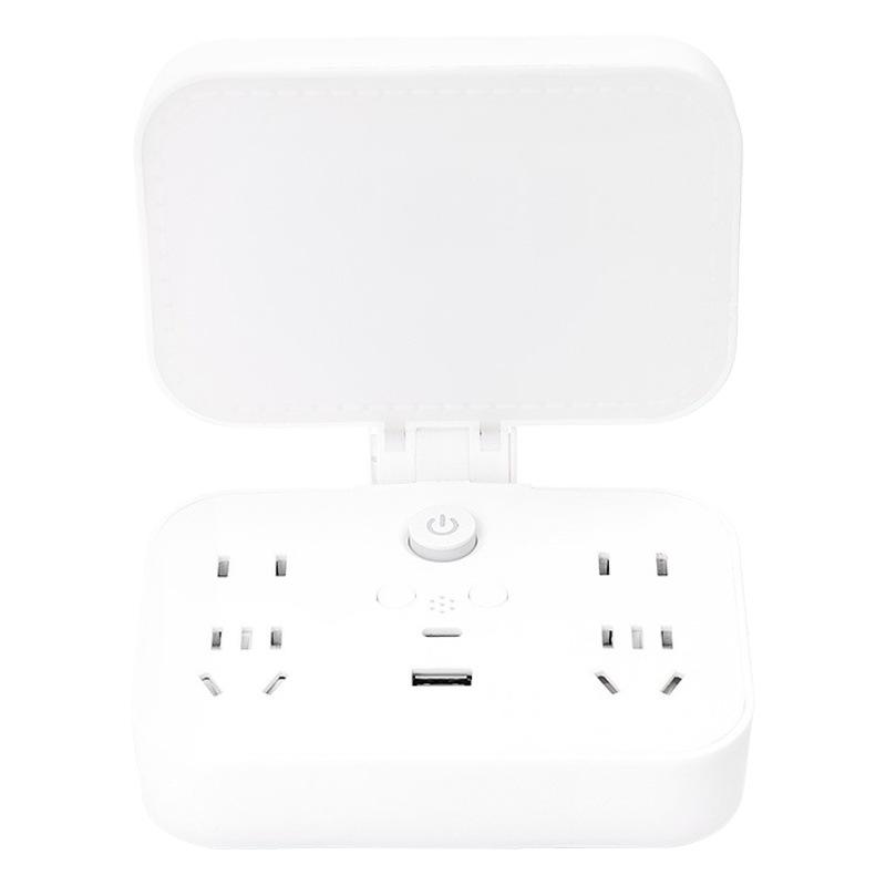 Intelligent voice socket desk lamp board with USB night light dormitory office bedside nursing sleep baby eye protection lamp