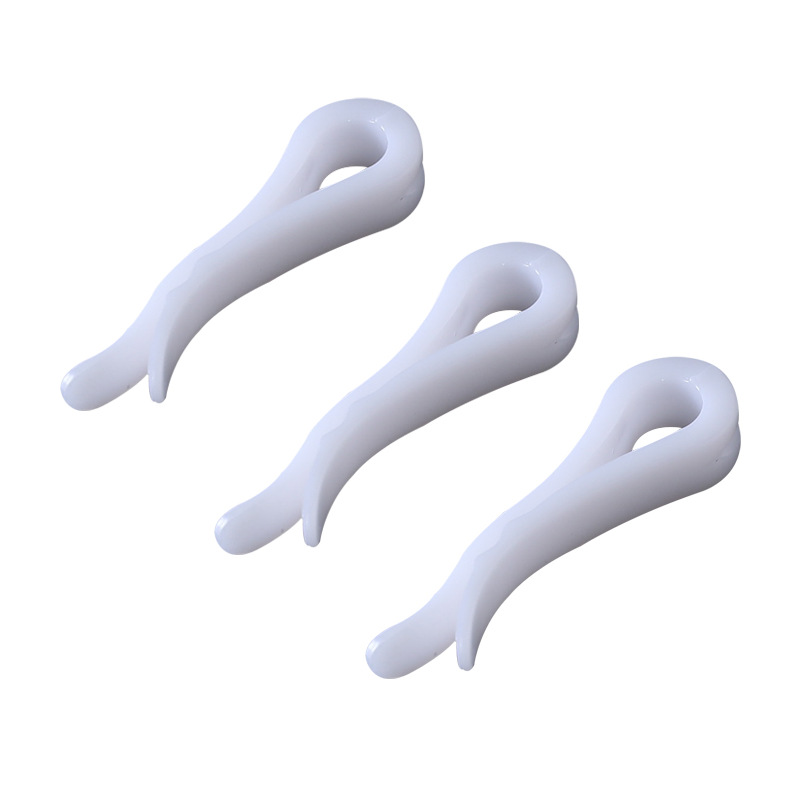 Picture of Shirt clip White transparent plastic clip shirt collar fixed clip clothing packaging clip collar clip accessories clip