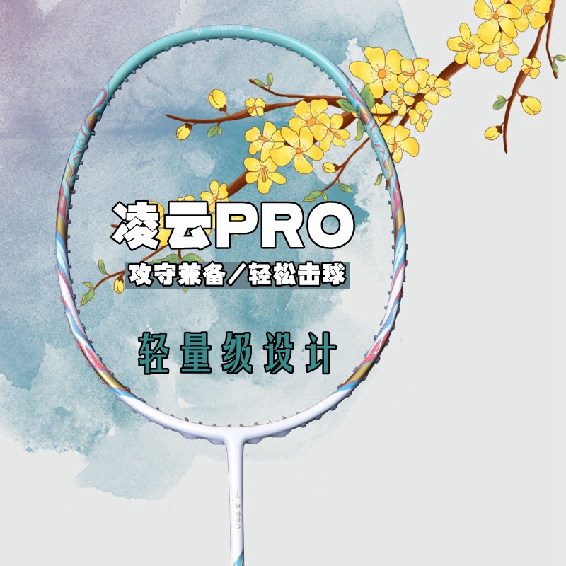 Cross-Border Hot Selling Guangyu 6U Lightweight Badminton Racket Household Racket for Men and Women Special Badminton Racket Carbon Fiber Single Racket