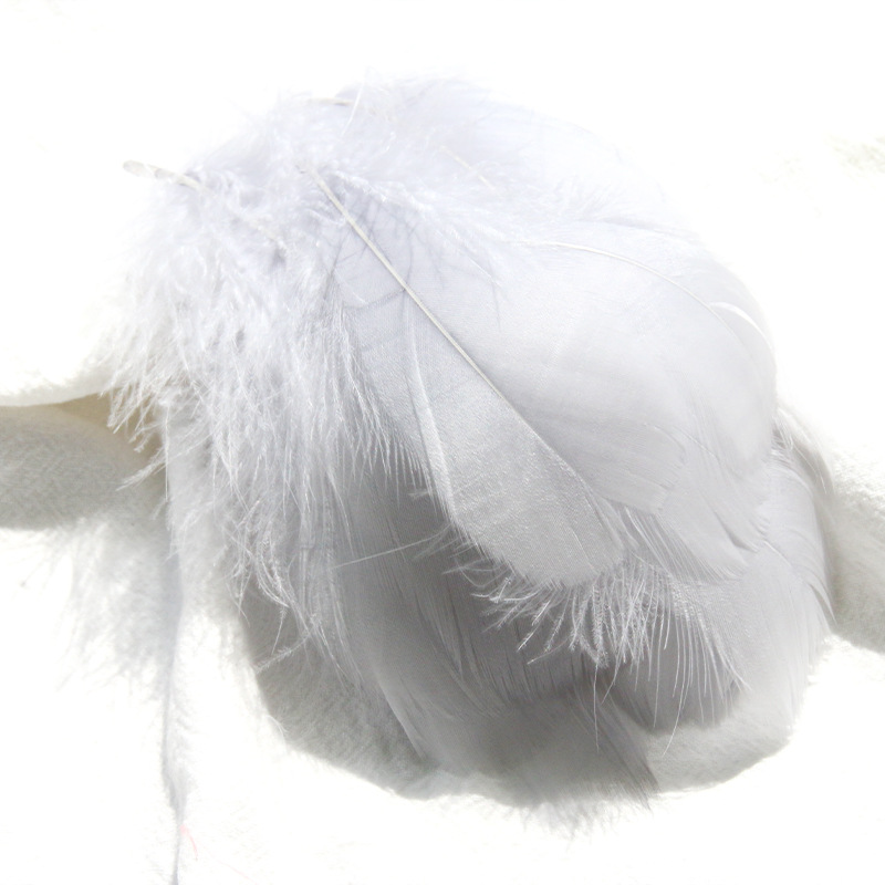 Picture of diy handmade color floating feather goose feather dream catcher wave ball gift box filling decoration materials