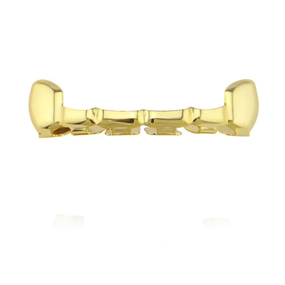 Picture of Cross-Border Hot Selling European and American Hip-Hop Trendy Hippop18K Hip-Hop Flat Teeth Cut Out Tiger Teeth Braces Fashion Trendy Products