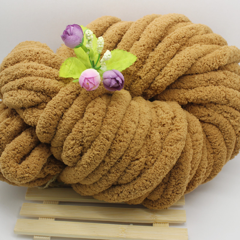 Hand-knitted Thick Extra Thick Single-strand Wool Scarf Thread Blanket Thread Stick Needle Thread Crochet Thread Cushion Thread Wholesale