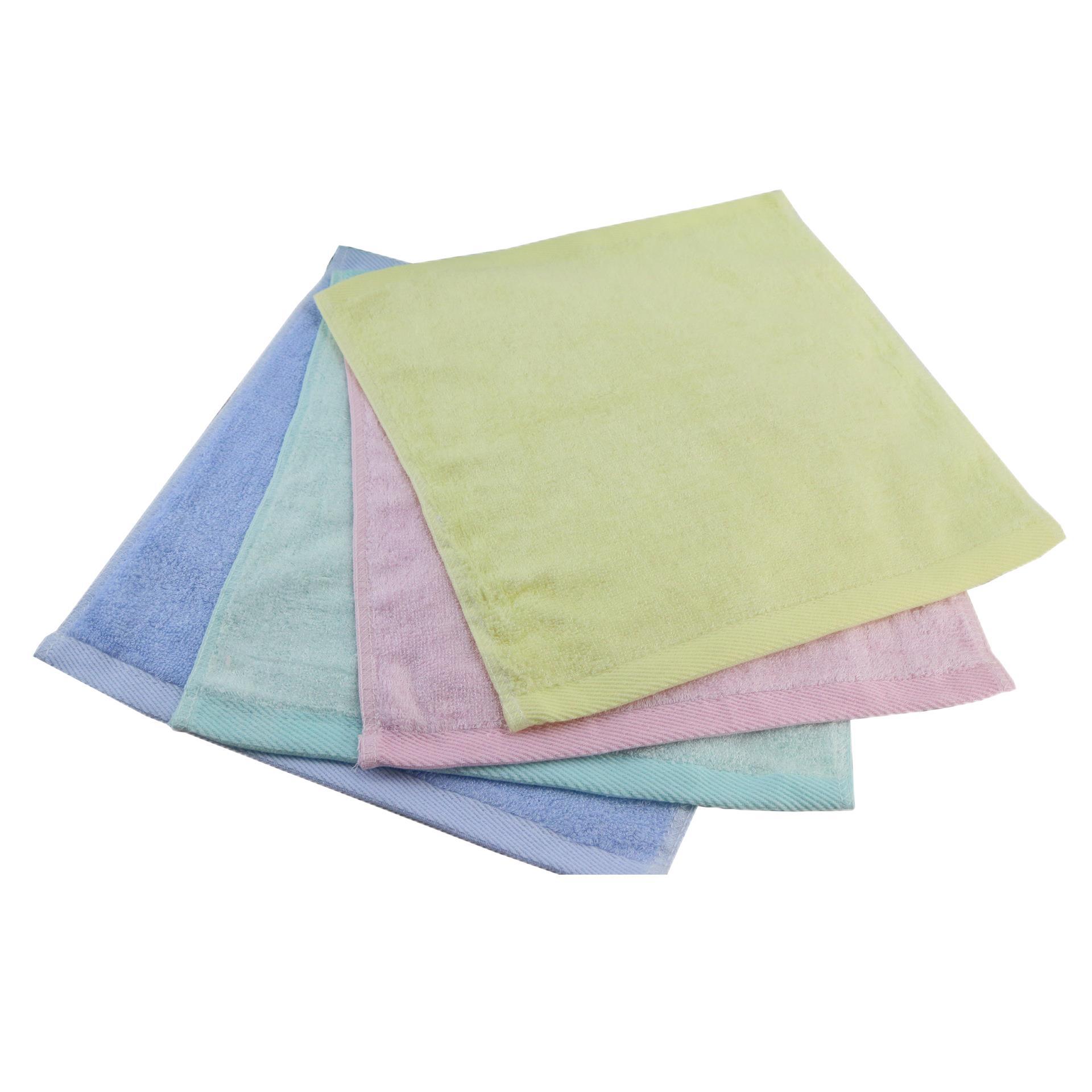 Picture of Elegant bamboo fiber towel square wholesale baby children wipe saliva thickened men and women wash bamboo fiber Square