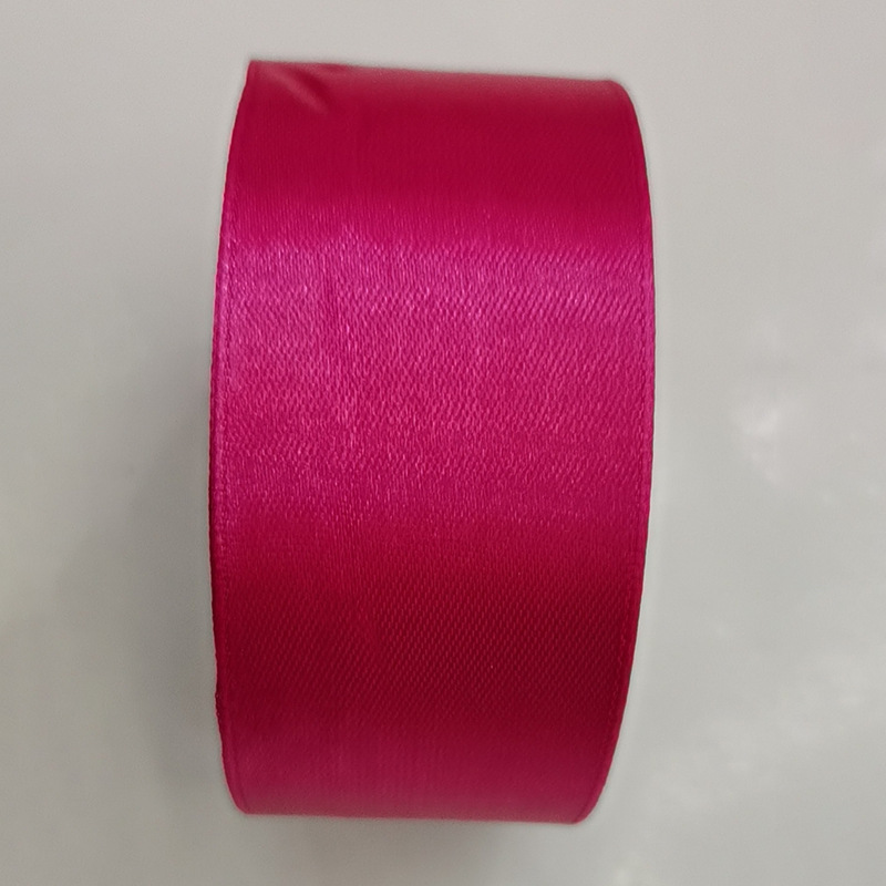 Picture of 4CM Polyester Ribbon DIY Handmade Rose Flower Ribbon Ribbon Wedding Cake Gift Packaging Decorative Silk Ribbon