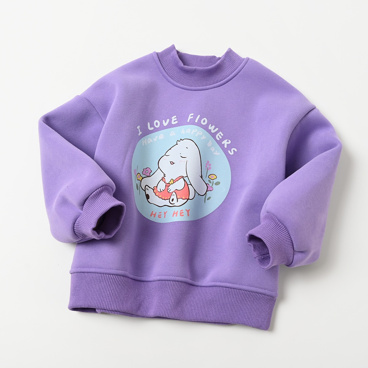 Picture of Children's One-piece Velvet Sweater Boys' and Boys Cartoon Warm Pullover for Children's Autumn and Winter Children's Wear Plus Velvet Jacket