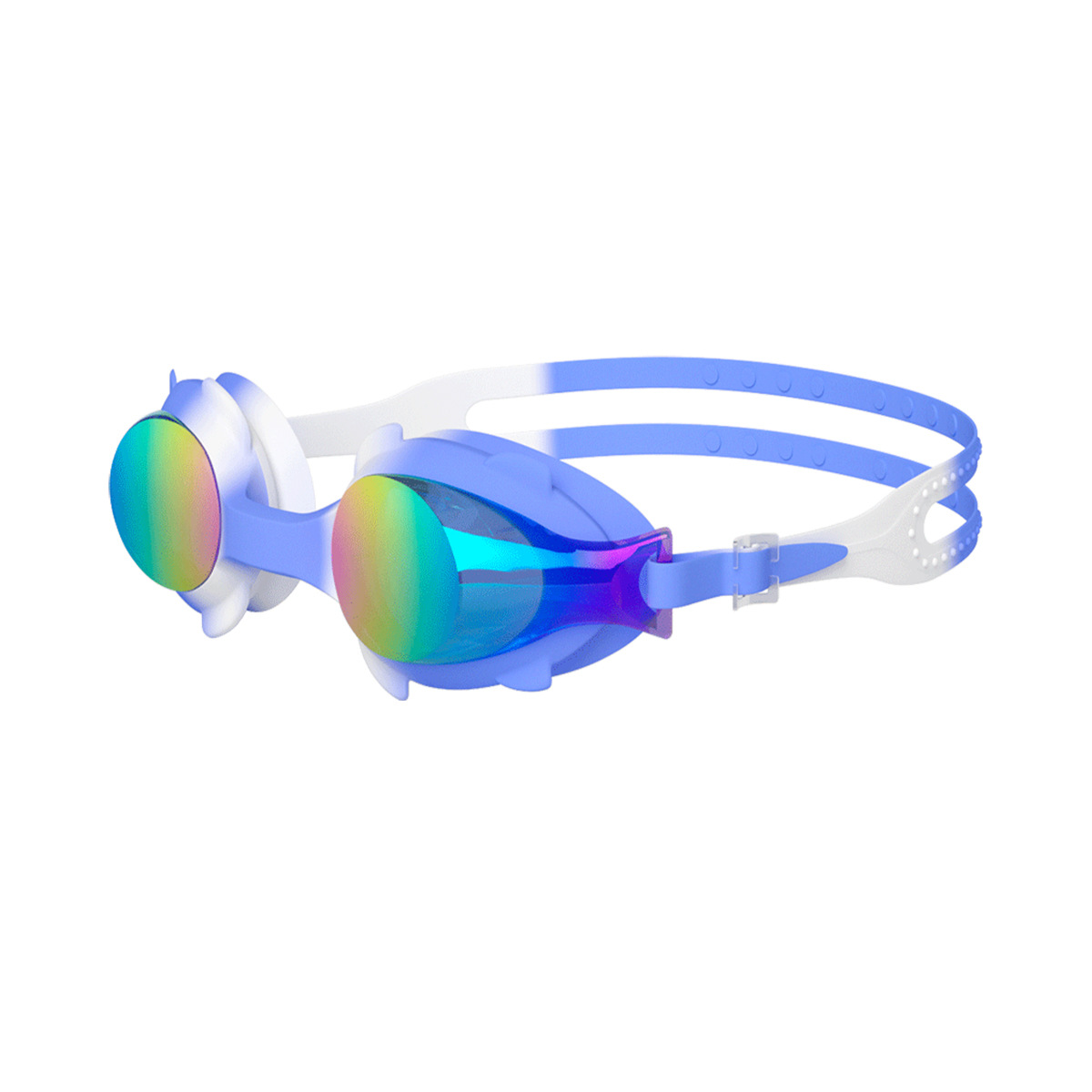 Picture of HD adult swimming goggles men and women anti-fog silicone glasses waterproof swimming equipment flat swimming goggles manufacturers wholesale