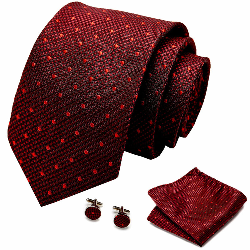 Picture of New Tie in Stock Cross-Border Hot Selling Tie Manufacturer Business Men's Formal Tie Set Ready-Made Fashion Accessories