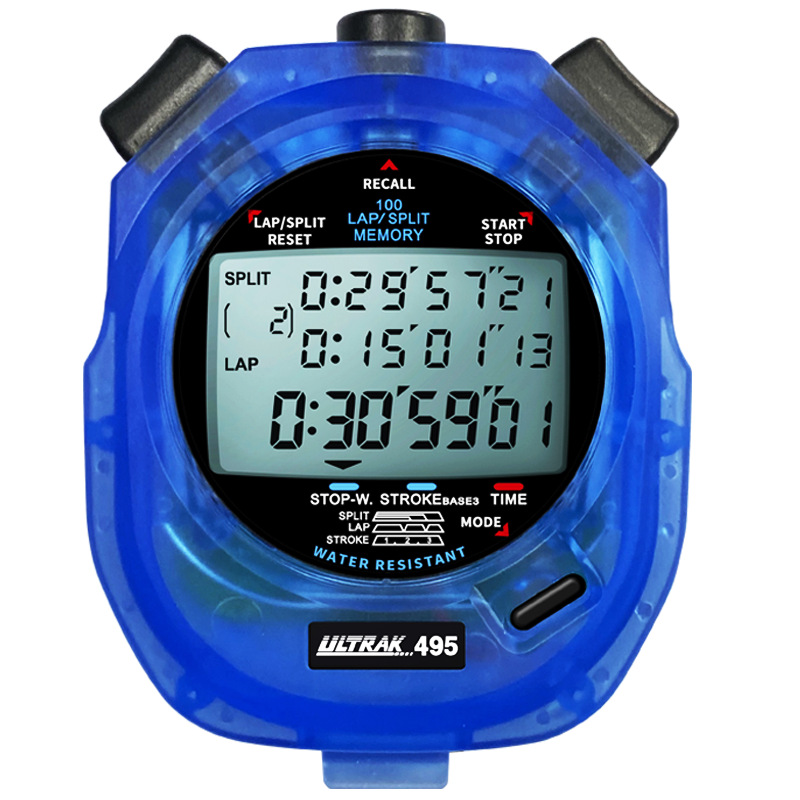 Picture of New Timer Track and Field Digital Stopwatch 100 Rows 3 Rows Ultrak Orosaic Dt495D Wholesale Stopwatch