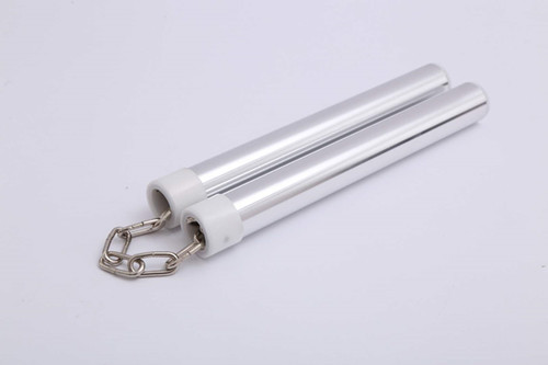 Picture of Flat head aluminum alloy nunchakus ribbon aluminum alloy nunchakus children training nunchakus performance nunchakus