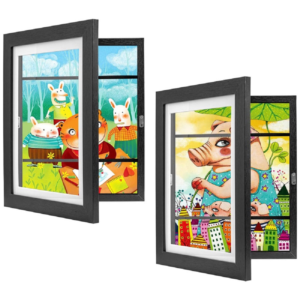 Picture of Flip Photo Frame Kids Art Frames Decorative Painting Oil Painting Amazon Kidsren's Art Photo Frame Wholesale
