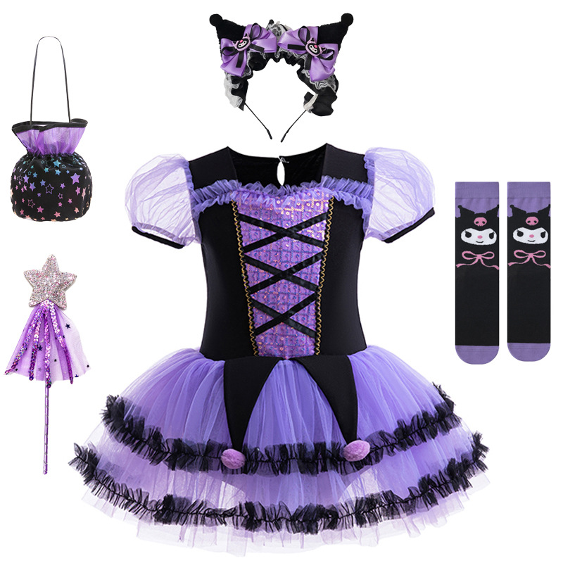 Foreign trade children's clothing wholesale girls' summer dress girls' dress Princess dress Middle and big children dress pettiskirt