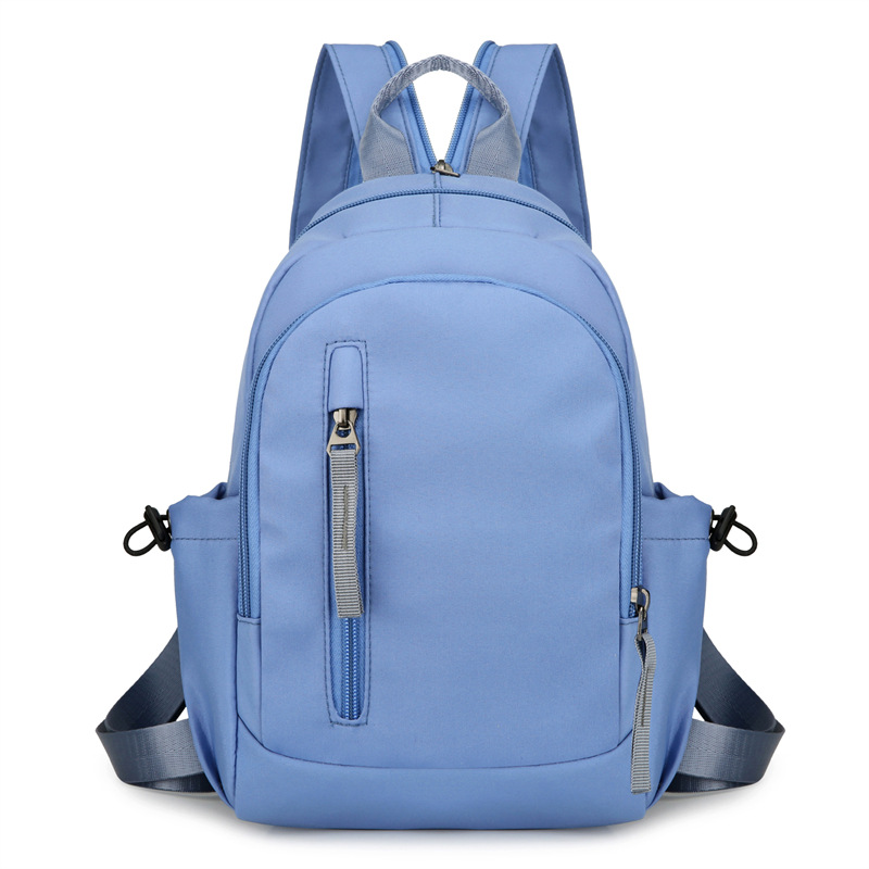 Picture of Casual all-match chest bag fashionable waterproof nylon cloth bag trendy outdoor shopping handbag multi-functional backpack