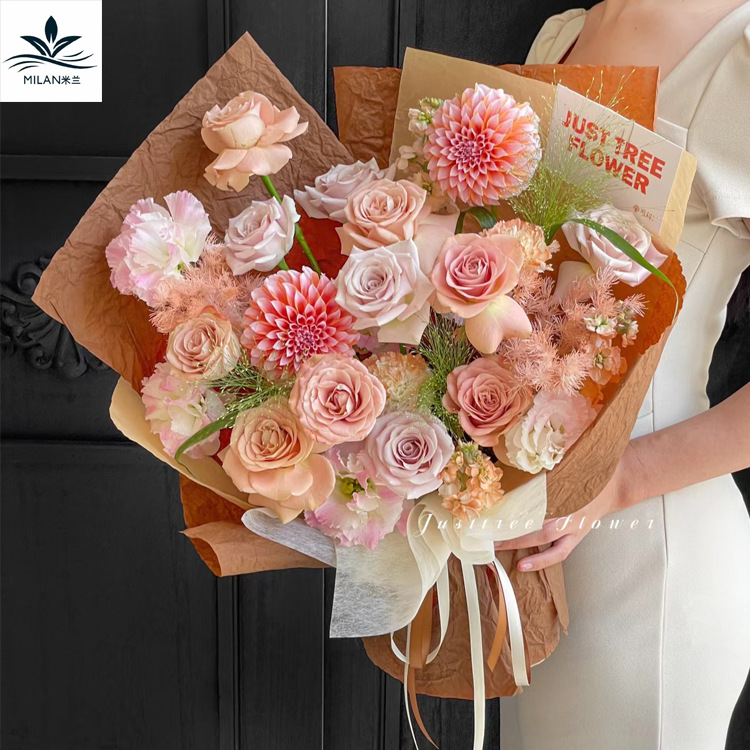 Handmade Snow Nai Paper Fluffy Hand-rubbed Paper Floriculture Wrap Flower Lining Paper Flower Flower bouquet Packaging DIY Material Gift Paper