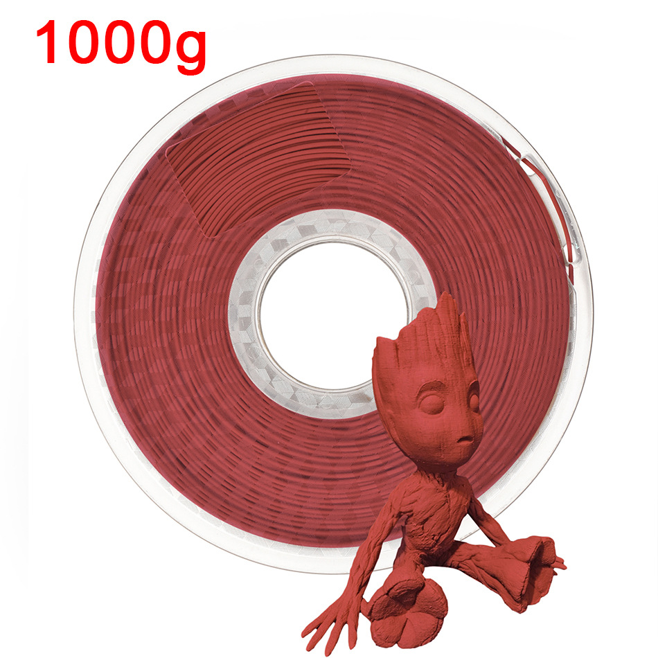 Picture of Sandalwood Redwood Walnut 3D Printer Consumables PLA Light Wood 1KG Consumables Ebony 1.75mm Deep Wood Color