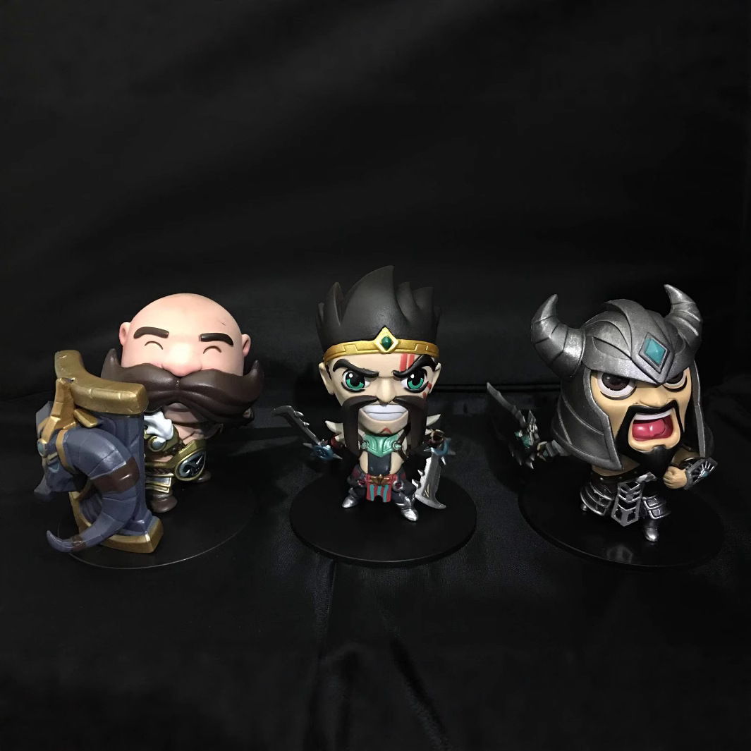 LOL League of Legends deleven manwang Blon 016 018 019 Q version 3 generation 3 hand office