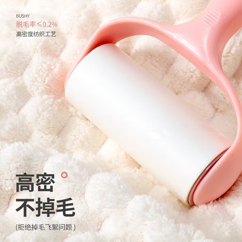 Picture of Yunduo Coral Velvet Bath Towel and Shower Cap for Women's Household Water-Absorbent, Quick-Drying, Non-Shedding, Thickeneded Bath Towel, Bath Towel and Hair Drying Cap