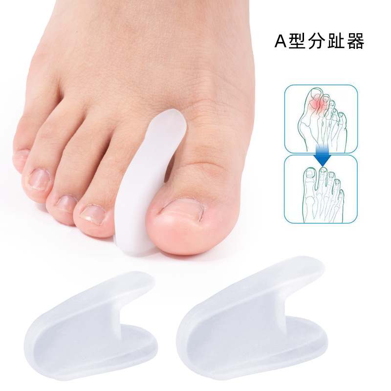 A- shaped toe splitter for men and women toe thumb valgus orthosis overlapping separator small toe orthosis