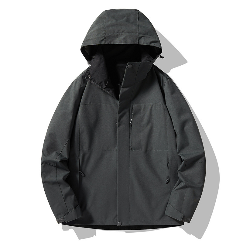 Picture of Spring and Autumn Thin Jacket 2024 New Windproof Waterproof Jacket Men's Breathable Casual Hat-off Soft Shell Mountaineering Suit for Women