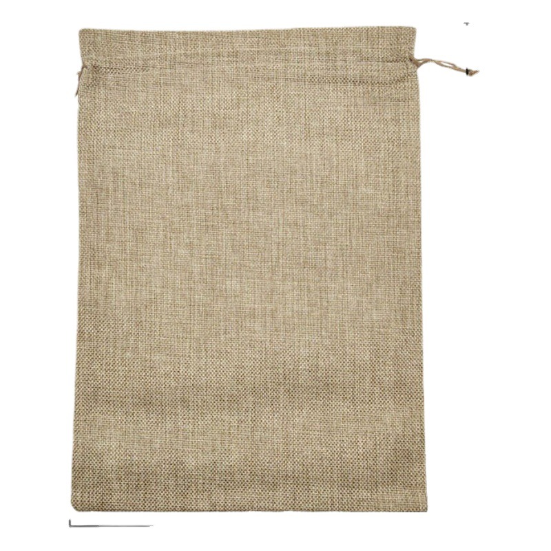 Squeen Bag Jewelry Bag Squeen Rope Drawstring Pocket Large Rice Bag Linen Storage Packaging Imitation Squeen Bag Printable Logo