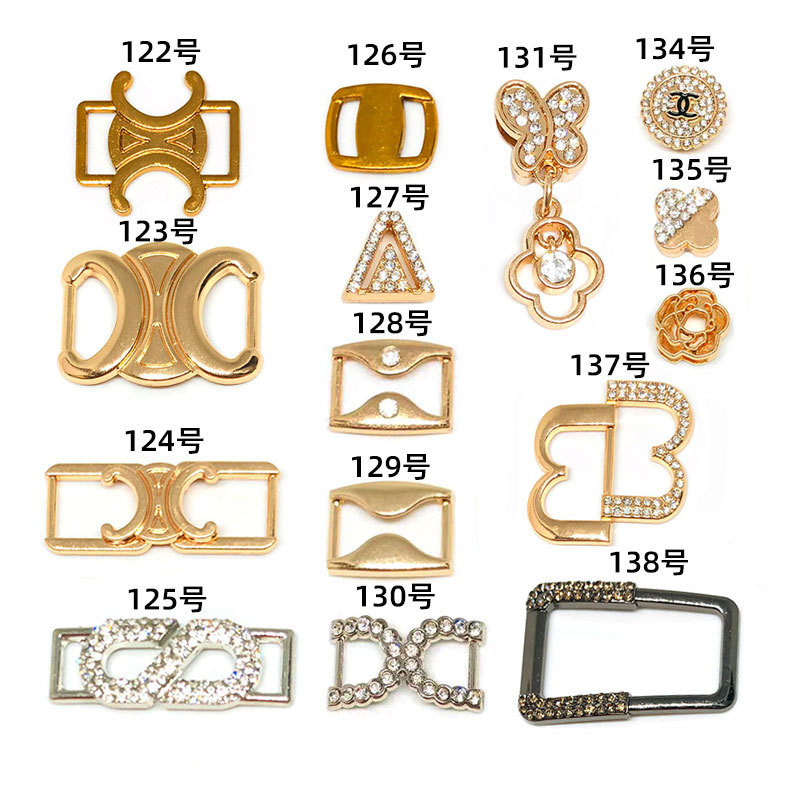 Shoe Upper Metal Decoration Accessories Buckle for Men and Women Loafers Shoe Buckle Accessories Accessories Shoe Buckle Shoe Flower Accessories Buckle