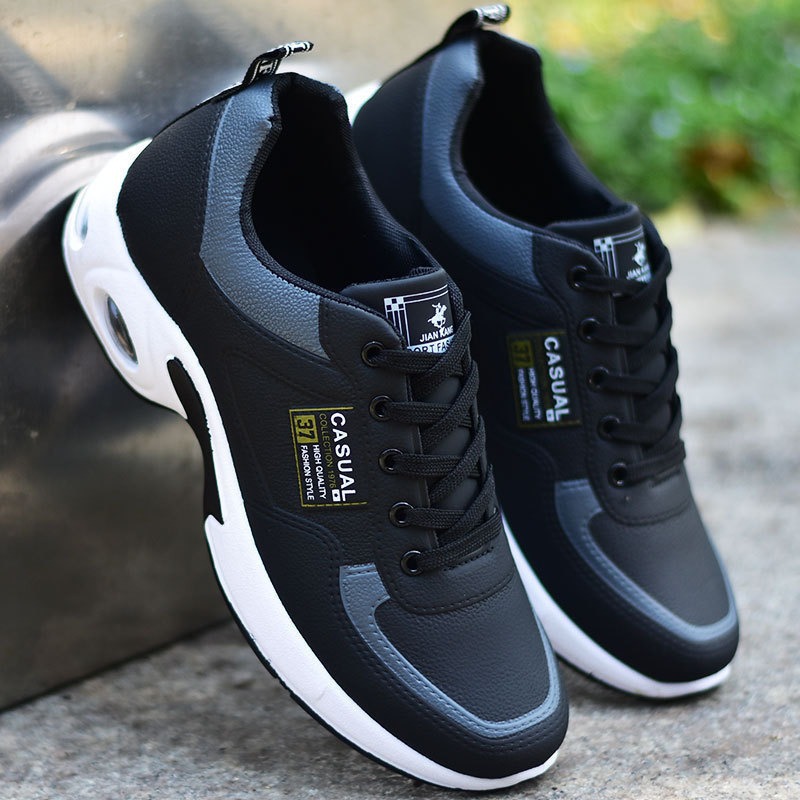 Men's Shoes 2024 Spring and Autumn Breathable Air Cushion Men's Shoes Men's Running Shoes Korean Style Casual Sports Shoes Men's Breathable and Comfortable
