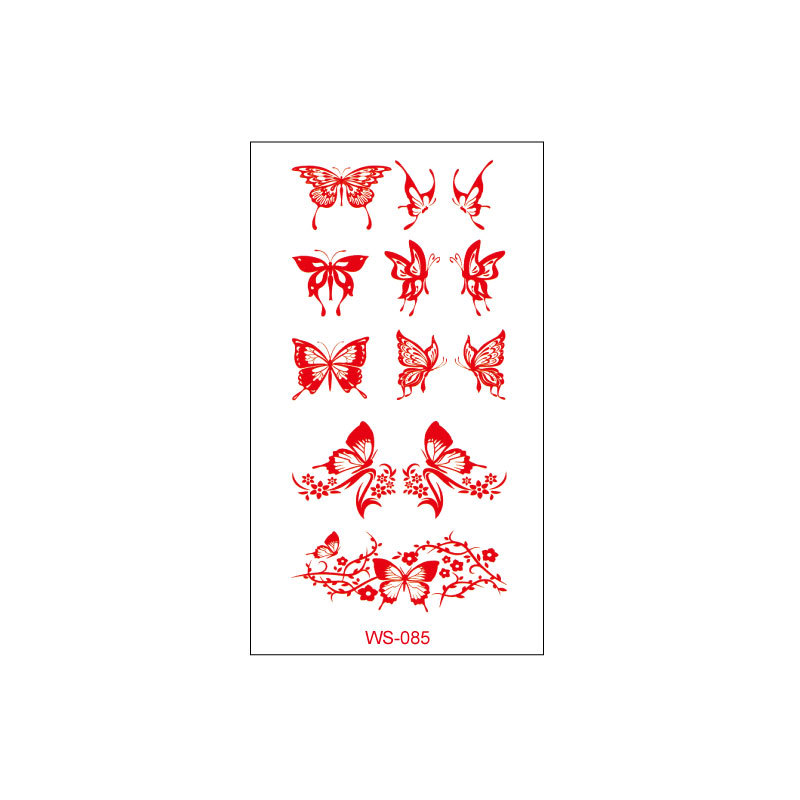 Picture of New Nezha Acrylic Face Tattoo Sticker Children's Forehead Print Eyebrow Sticker Waterproof Sweat Painted Face Sticker