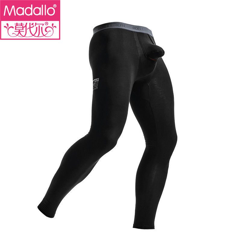 Picture of [Modal] Bullet Separated Men's Warm Autumn Pants Small Beauty Smart Bird's Nest Autumn Pants Leggings High Waist Warm Pants