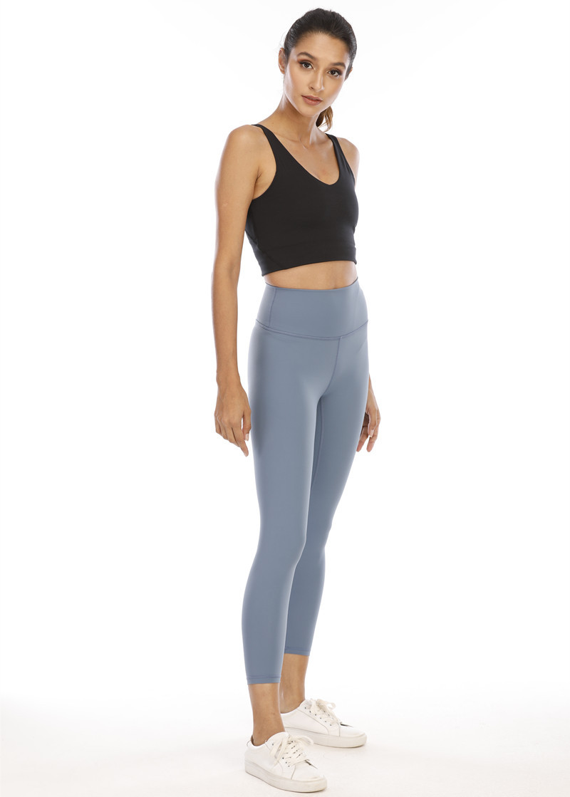 Picture of Double-sided Scrub Naked Sense No T-line Fitness Sports Pants Running Tight Pants High Waist Hip Yoga Pants for Women