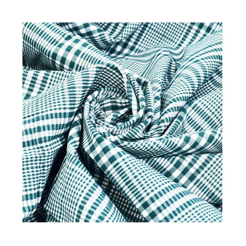 Factory wholesale woven yarn-dyed plied fabric polyester viscose stretch fashion fabric suit windbreaker suit fabric