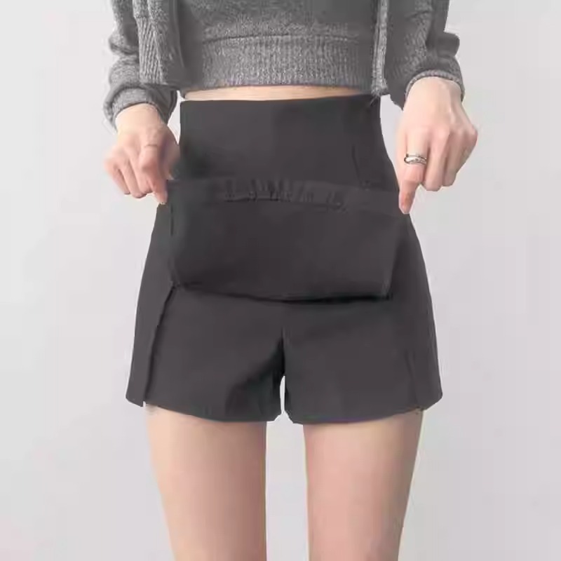 Black Skirt Women's Spring and Summer Spice Girls Slim Hip Skirt Small Stretch High Waist Workwear One-Step Short Skirt