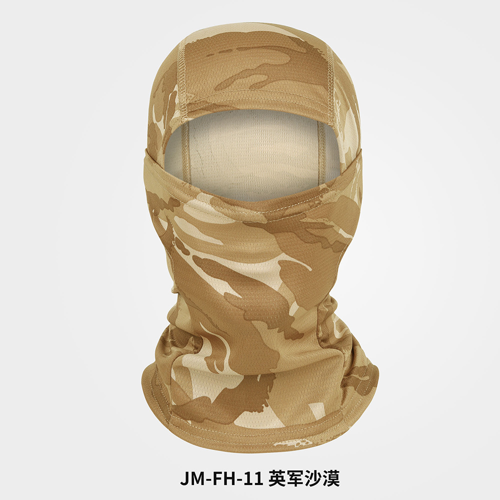 Picture of Outdoor Sports Dust-proof Sunscreen Riding Headgear Motorcycle Helmet Mask Summer Camouflage Balaclava Hat