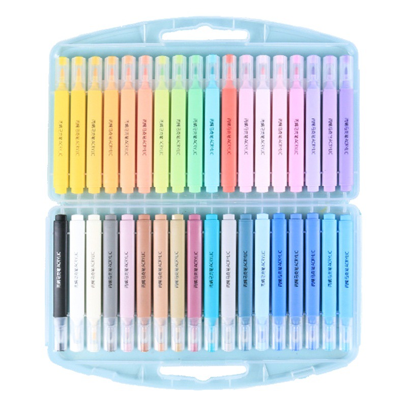 Giorgione acrylic marker pen wholesale macaron 48 color washable color pen water-based soft head color pen