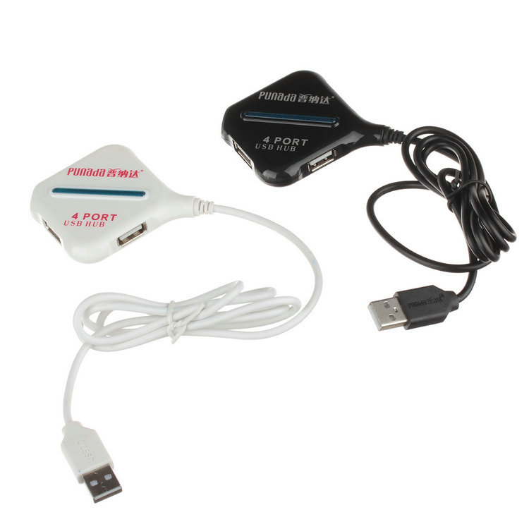 Punada I-1005 4-port USB2.0HUB 4-port USB hub with network card hard disk 1 meter line